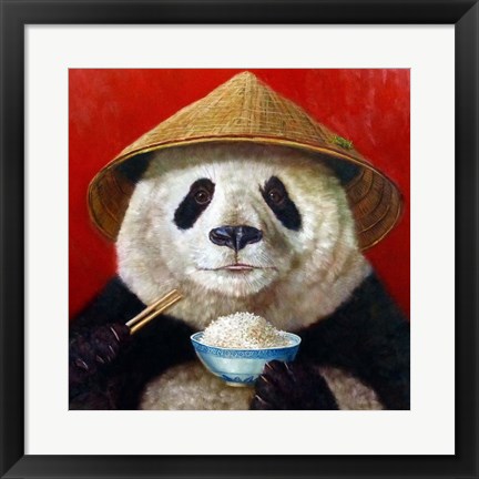 Framed Panda Print