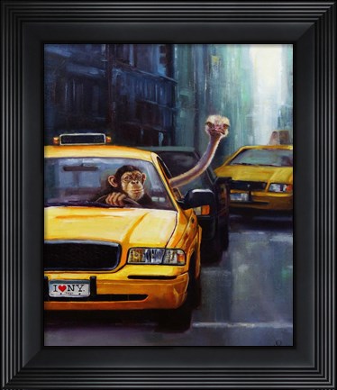 Framed Rush Hour Print
