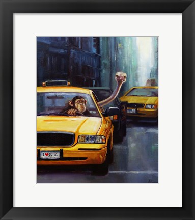 Framed Rush Hour Print