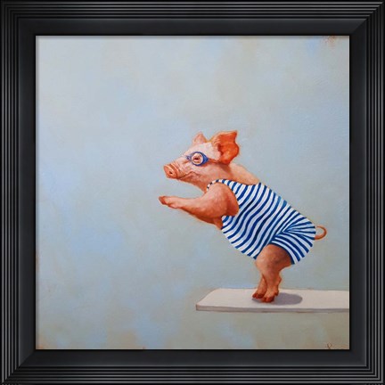 Framed Plunge Print
