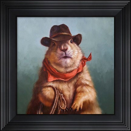 Framed Underground Cowboy Print