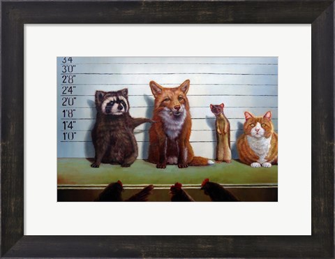 Framed Usual Suspects Print