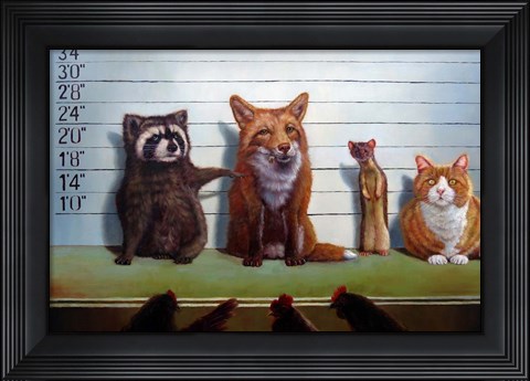 Framed Usual Suspects Print