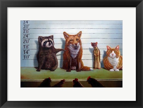 Framed Usual Suspects Print