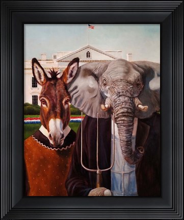 Framed Washington Gothic Print