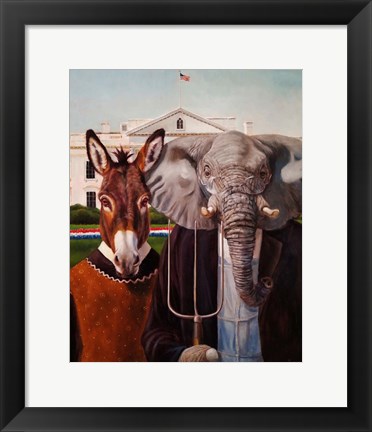 Framed Washington Gothic Print
