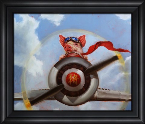 Framed When Pigs Fly Print