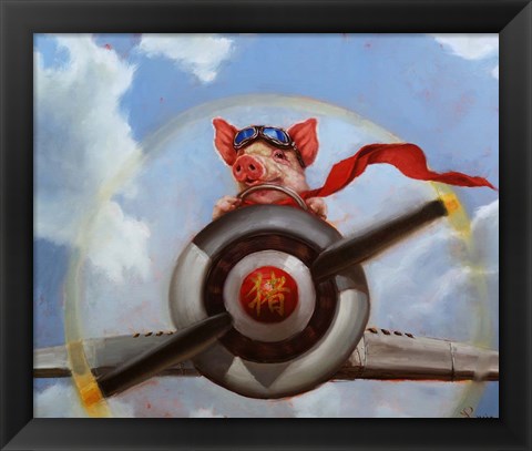 Framed When Pigs Fly Print