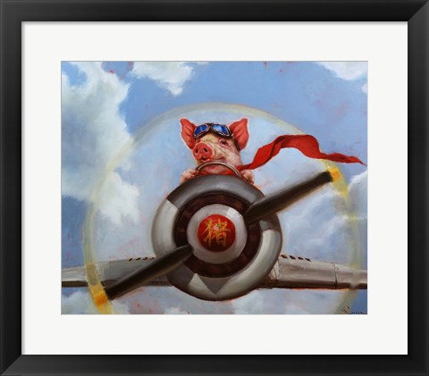 Framed When Pigs Fly Print