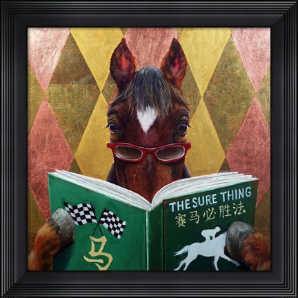 Framed Wise Bet Print