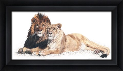 Framed Soul Mates Print