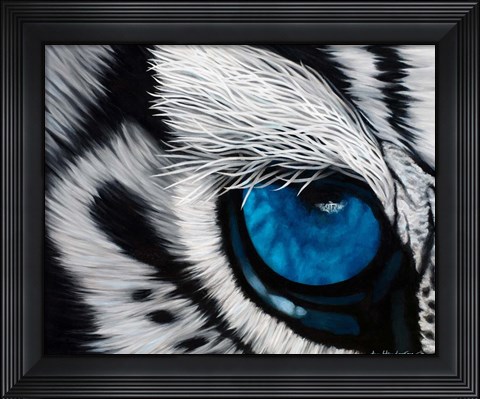 Framed Tiger Eye Print
