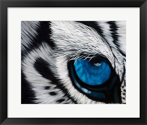 Framed Tiger Eye Print
