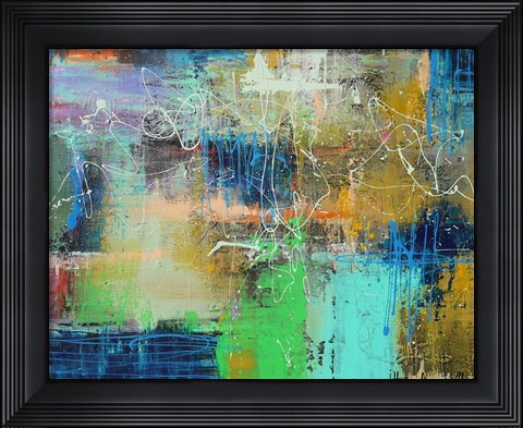 Framed City Reflection Print