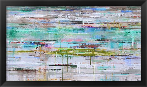 Framed Miami Reflection Print