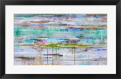 Framed Miami Reflection Print