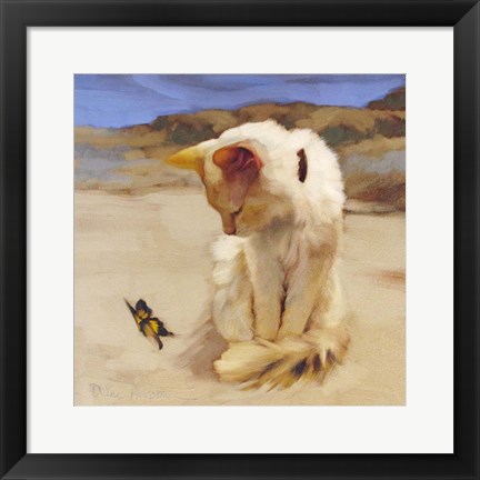 Framed Eye on Butterfly V Print