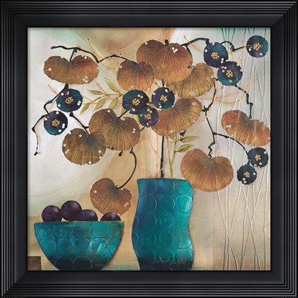 Framed Raku Bowl and Vase Print