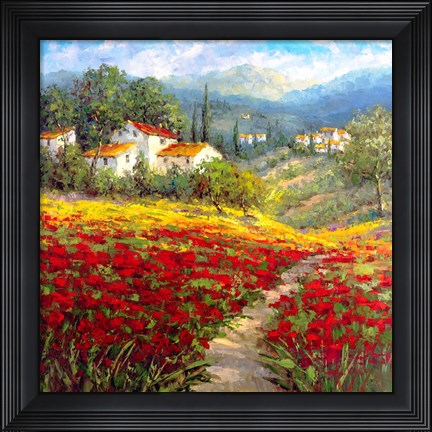 Framed Fleur du Pays I Print