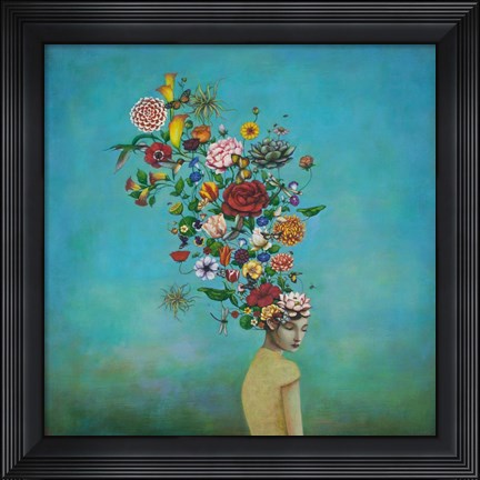 Framed Mindful Garden Print