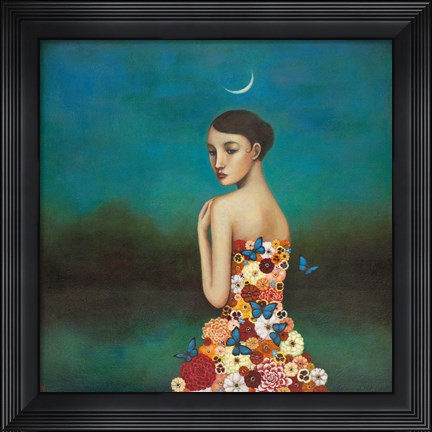Framed Reflective Nature Print