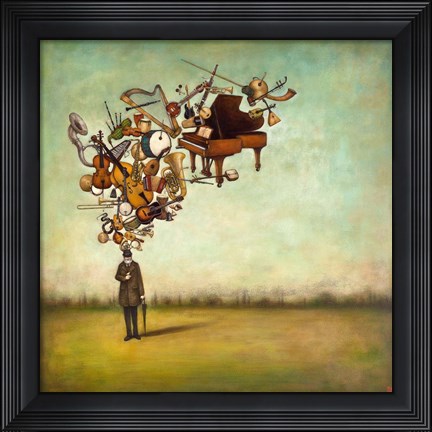 Framed Thanks for the Melodies Print
