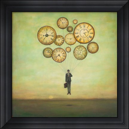Framed Waiting for Time to Fly Print