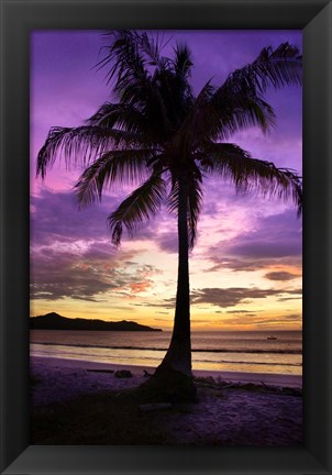 Framed Brasalito Bay, Costa Rica Print