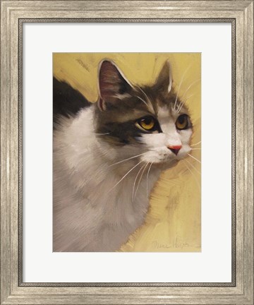 Framed Derby Cat Print