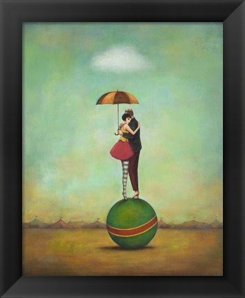 Framed Circus Romance Print