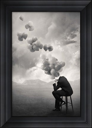 Framed Think Print