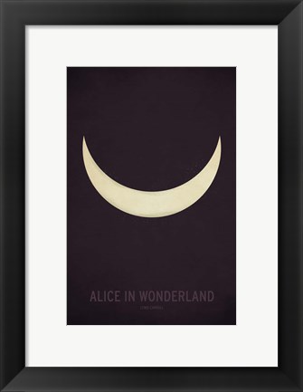 Framed Alice in Wonderland Print