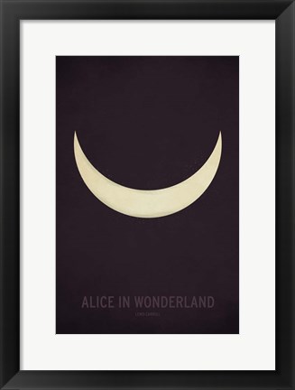 Framed Alice in Wonderland Print