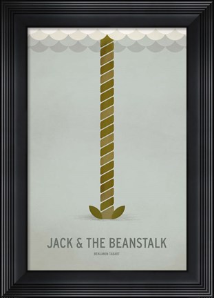 Framed Jack and the Beanstalk Print