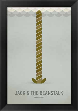 Framed Jack and the Beanstalk Print