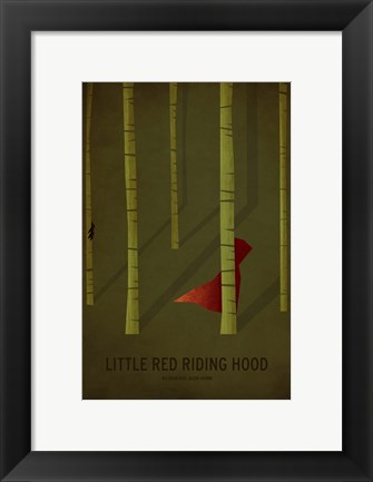 Framed Little Red Riding Hood Print