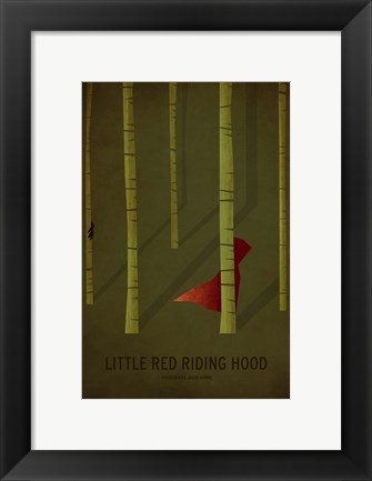 Framed Little Red Riding Hood Print