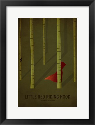 Framed Little Red Riding Hood Print