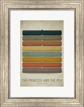 Framed Princess Pea Print