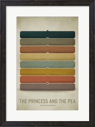 Framed Princess Pea Print