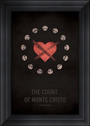 Framed Count of Monte Cristo Print