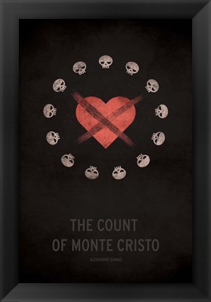 Framed Count of Monte Cristo Print