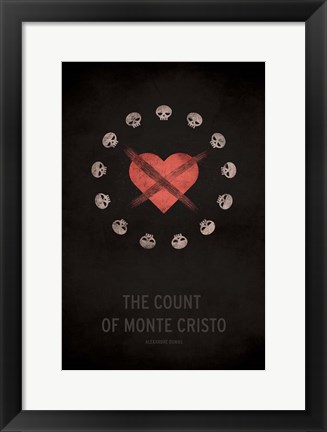 Framed Count of Monte Cristo Print