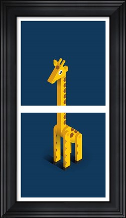 Framed Giraffe Print