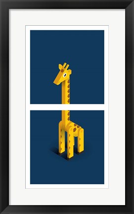 Framed Giraffe Print