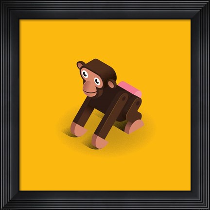 Framed Monkey Print
