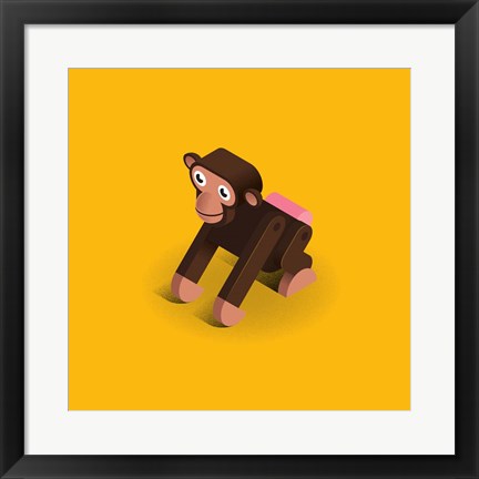 Framed Monkey Print