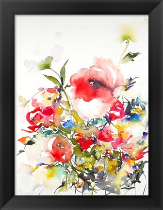 Framed Summer Garden One Print