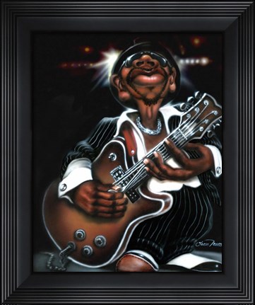 Framed Jazzman Cool Print
