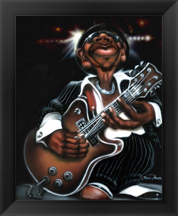 Framed Jazzman Cool Print